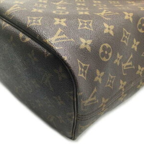 Louis Vuitton Neverfull Mimosa Orange Tote Bag Pouch Brown Yellow - Picture 8 of 8